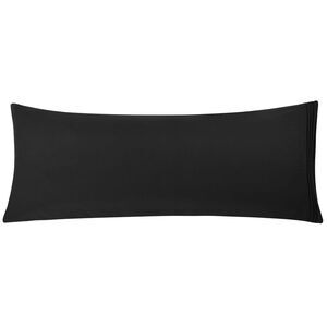 Brushed Microfiber Body Pillowcases Embroidery 20"x54" Black
